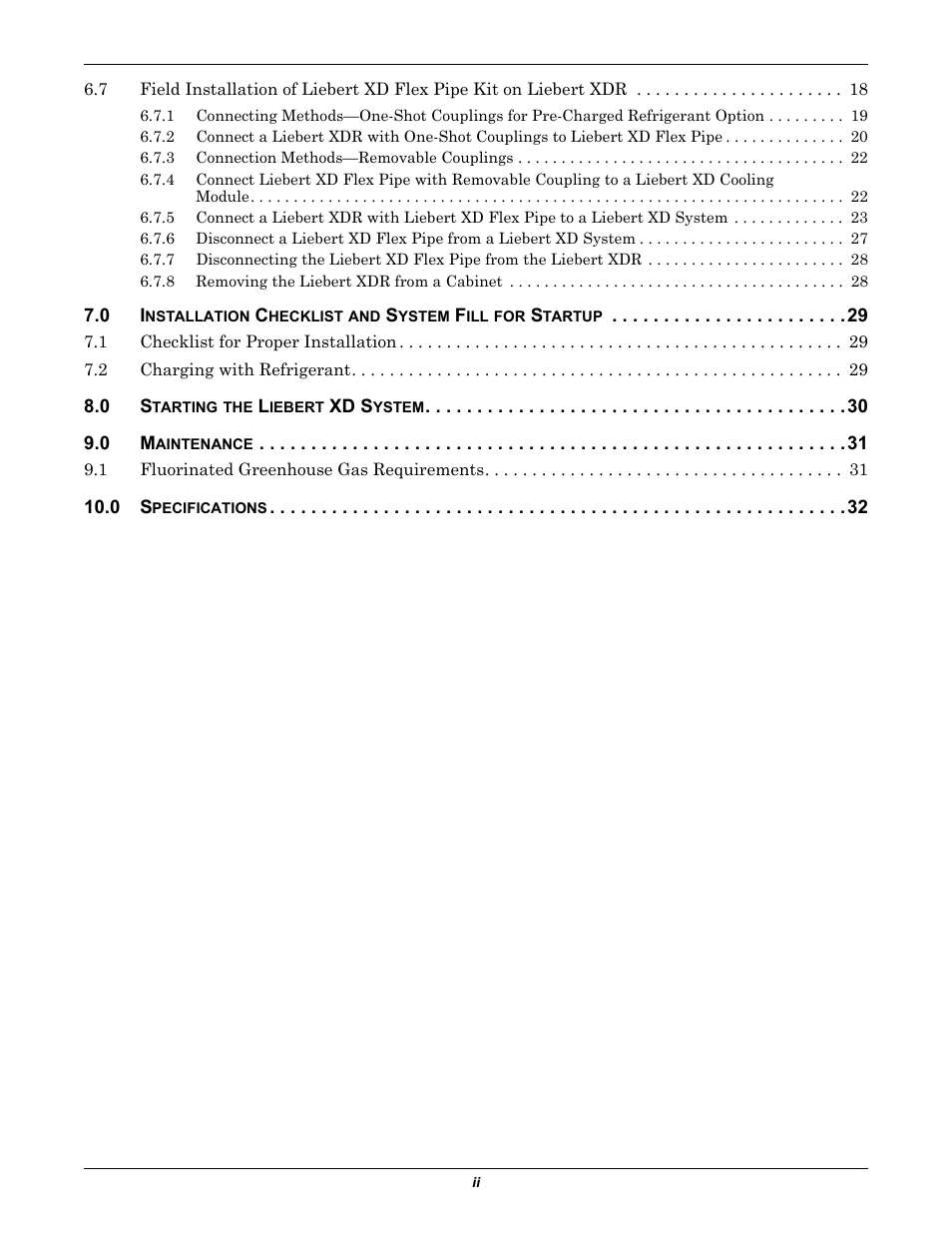 Emerson Liebert XDR User Manual | Page 4 / 40