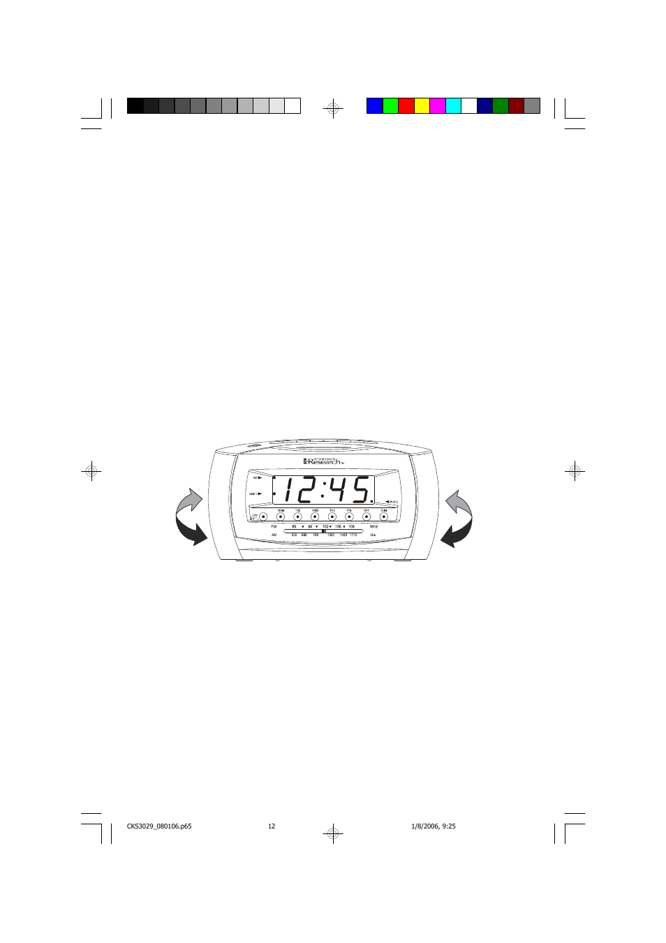 Listening to the radio | Emerson Radio CKS3029 User Manual | Page 13 / 22