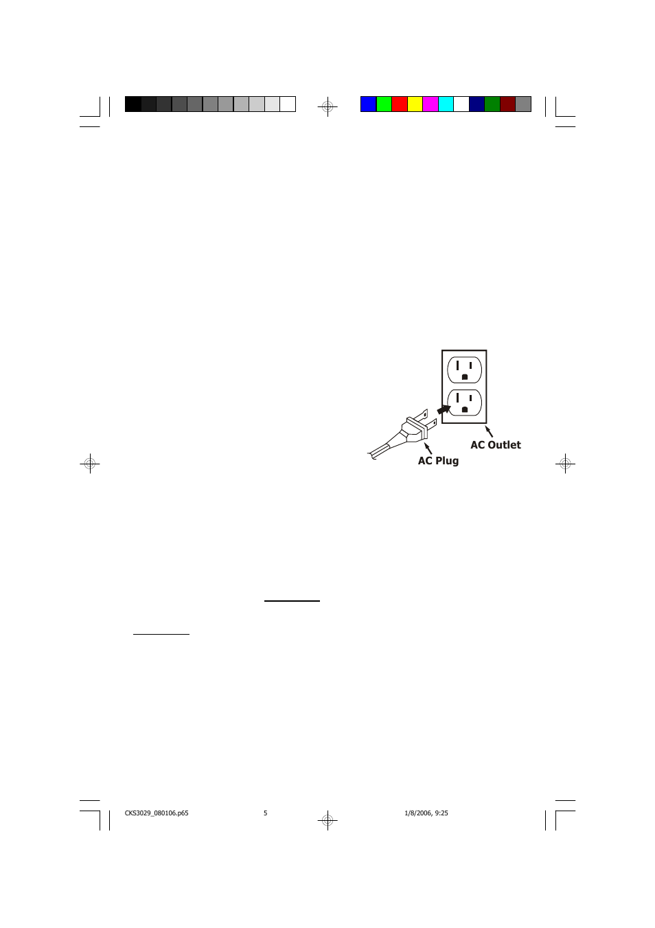Power source, Sure alarm battery back-up system | Emerson Radio CKS3029 User Manual | Page 6 / 22