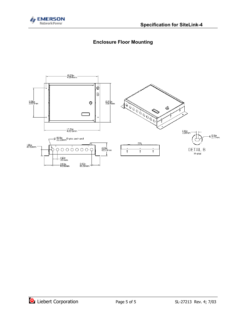 Emerson SiteLink-4 User Manual | Page 5 / 5