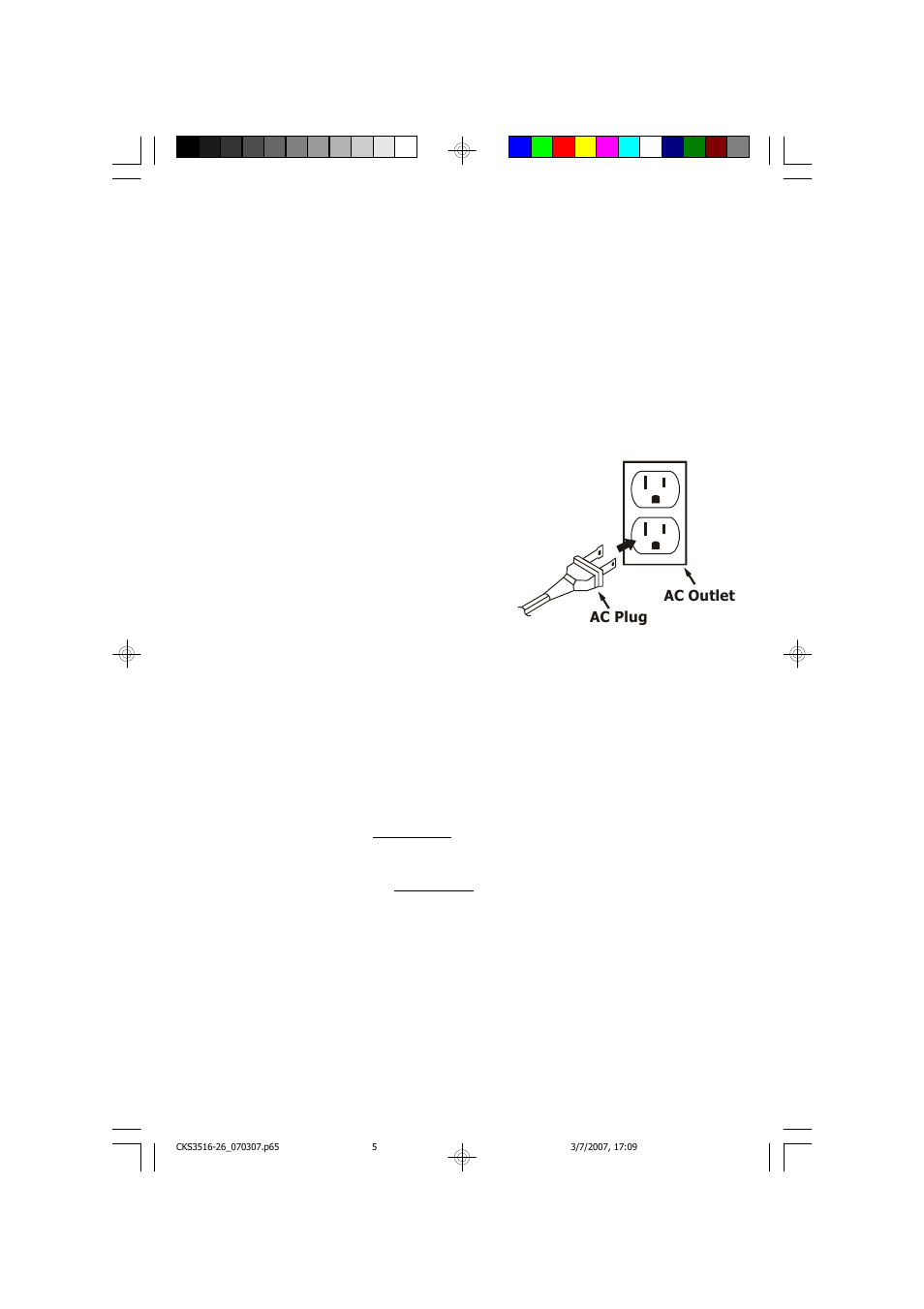 Power source, Sure alarm battery back-up system | Emerson Radio CKS3525 User Manual | Page 6 / 27