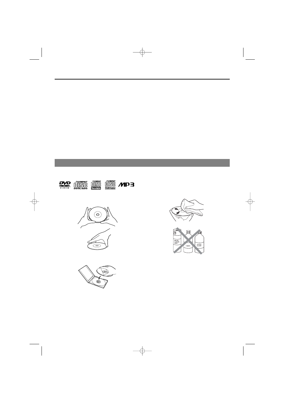 Maintenance, Disc handling | Emerson EWC20D3 User Manual | Page 32 / 40