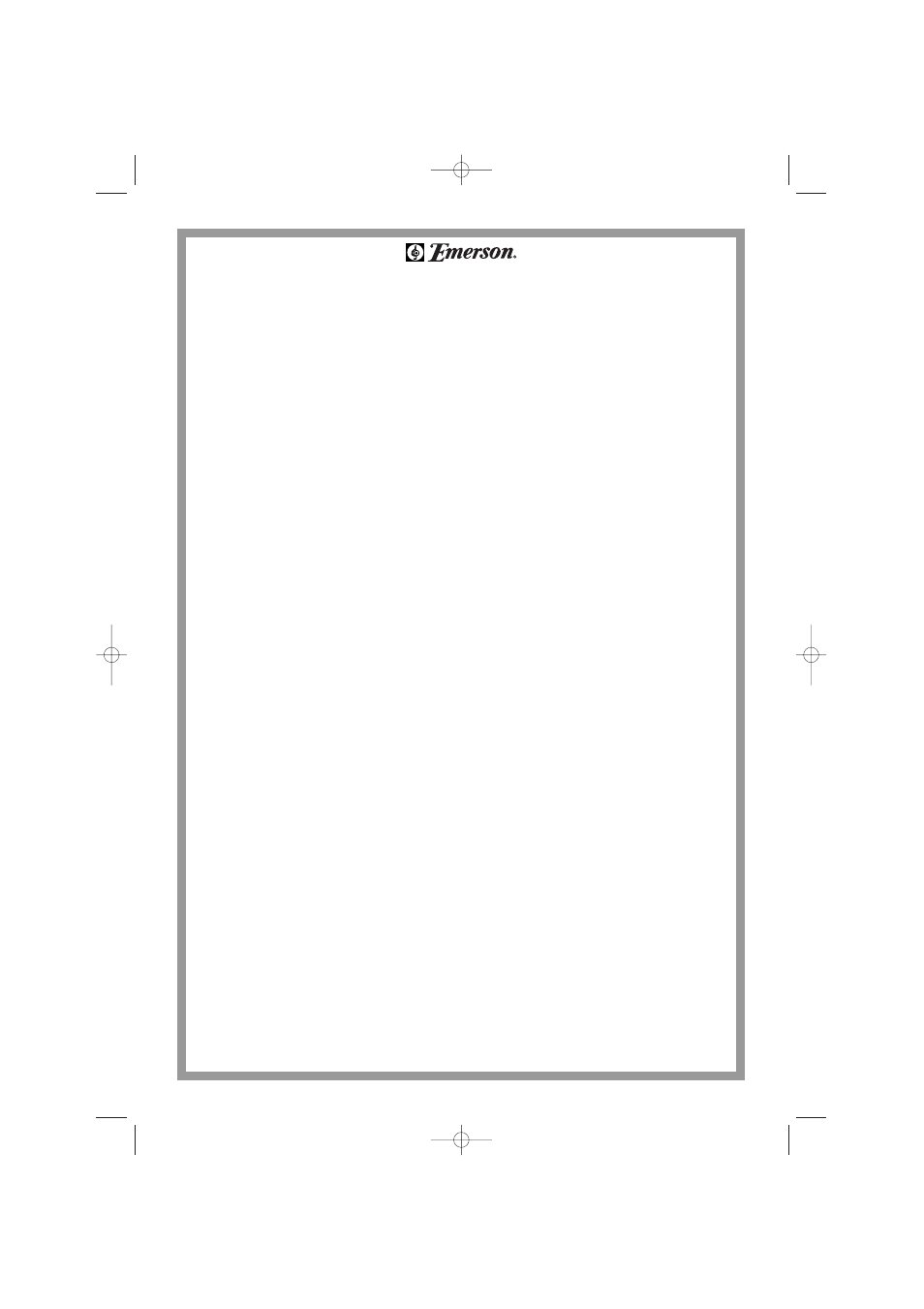 Emerson EWC20D3 User Manual | Page 40 / 40