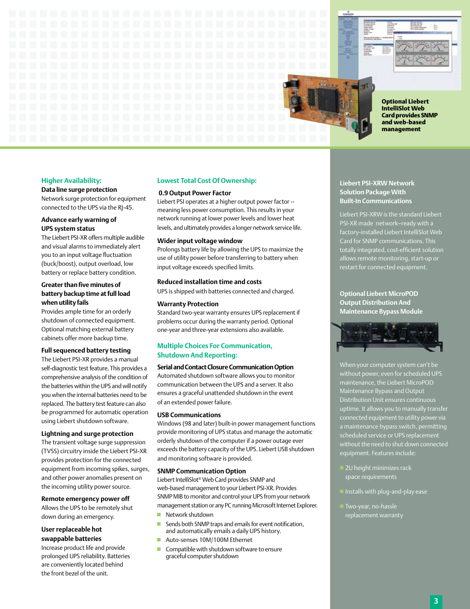 Emerson PSI-XR User Manual | Page 3 / 4