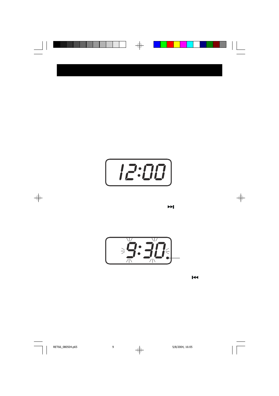 Operating instructions, Setting the clock | Emerson Radio RET66BK User Manual | Page 10 / 24