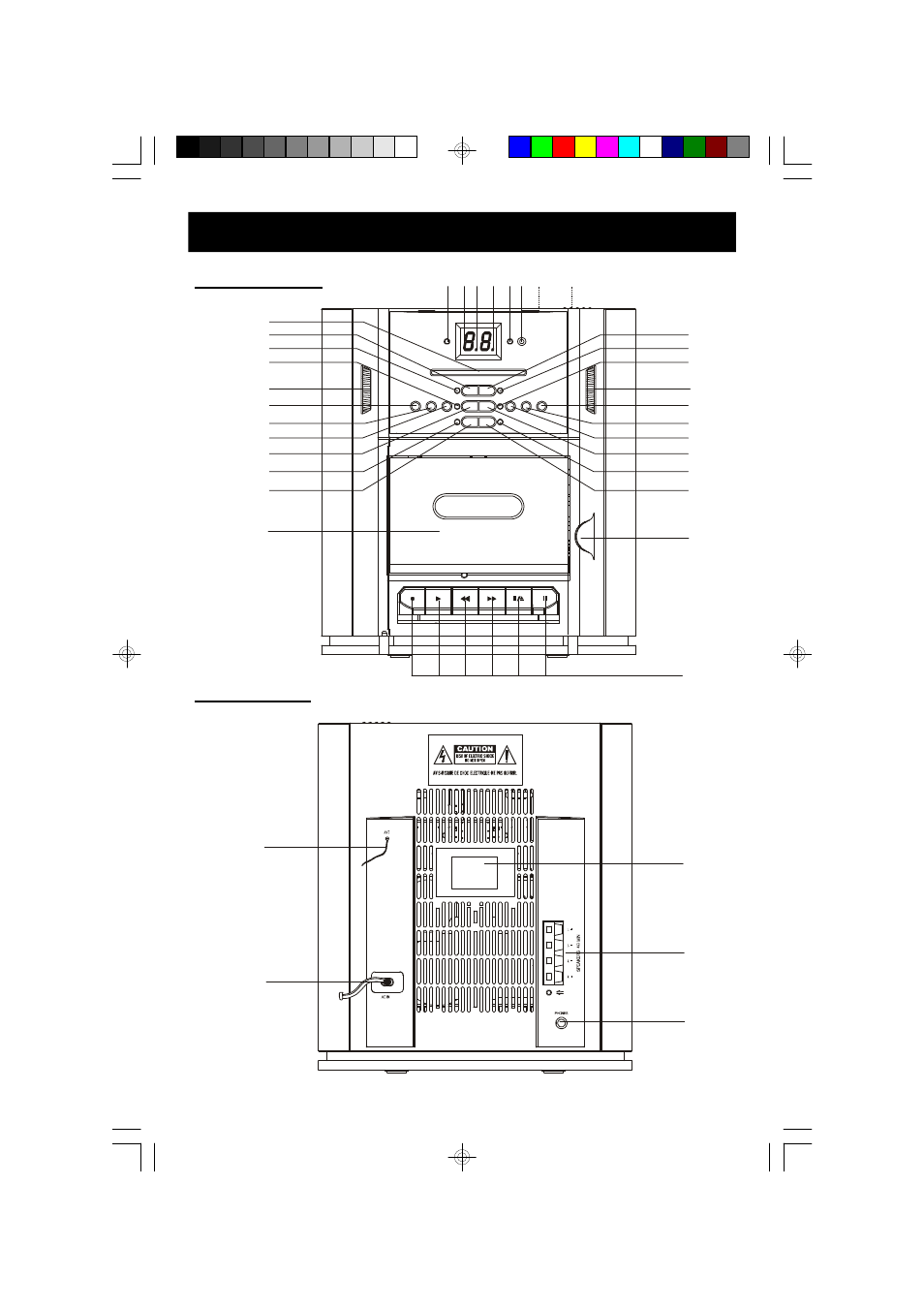 Location of controls and indicators | Emerson Radio MS7630 User Manual | Page 7 / 26