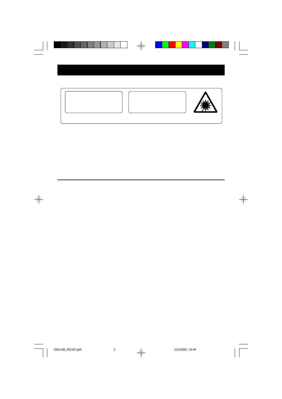 Fcc information | Emerson Radio CKD1100 User Manual | Page 4 / 30