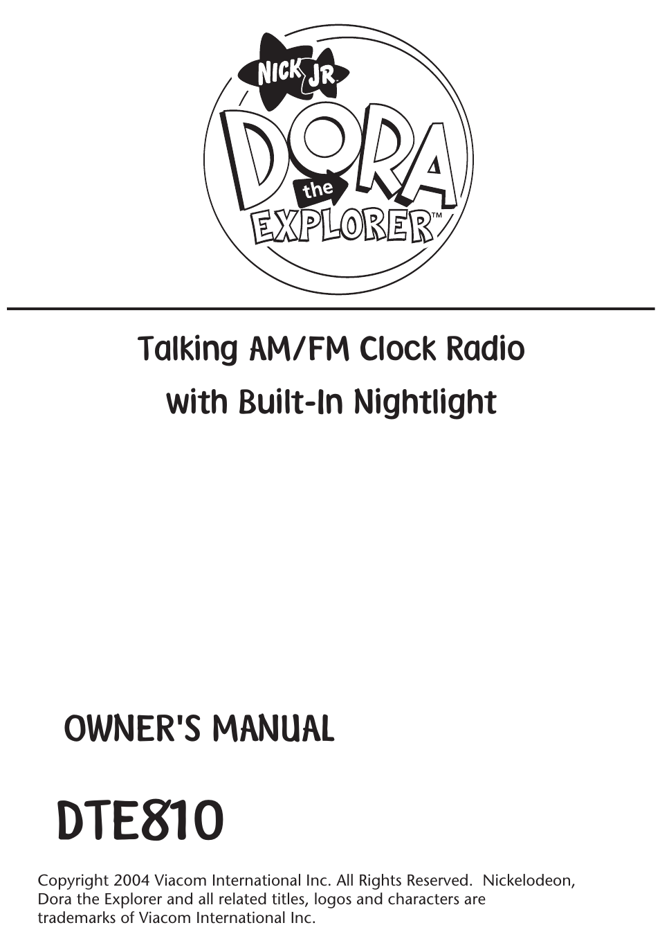 Emerson Radio DTE810 User Manual | 15 pages