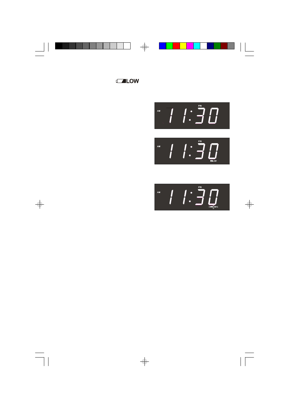 Low battery indicator | Emerson Radio CKD5809 User Manual | Page 8 / 40