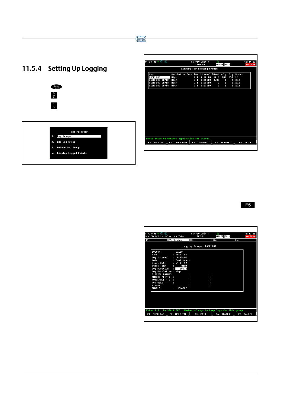 4 setting up logging, 4 setting up logging -18 | Emerson E2 User Manual | Page 160 / 273
