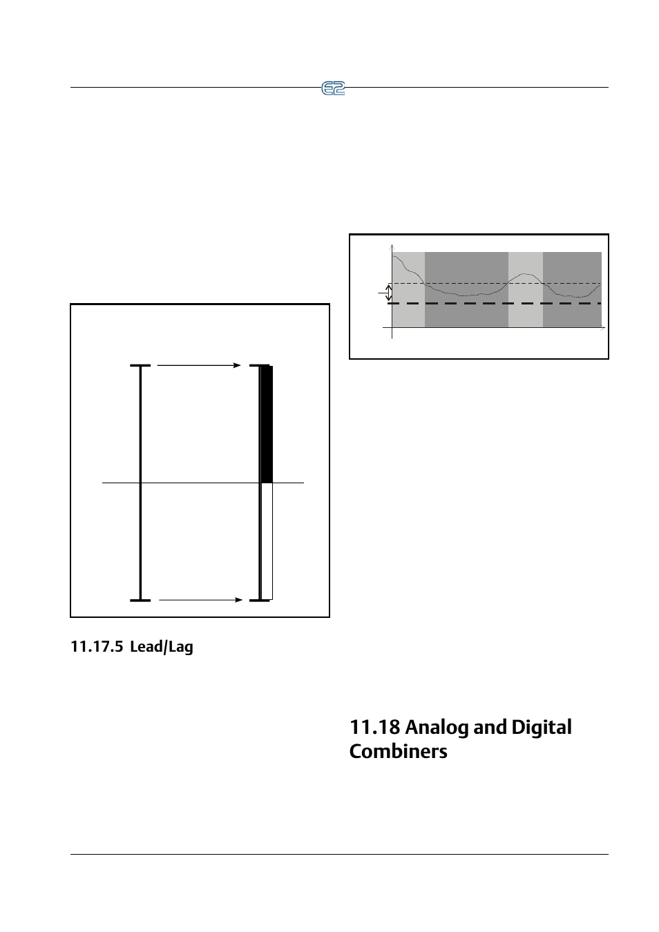 5 lead/lag, 18 analog and digital combiners, 5 lead/lag -47 | 18 a, Nalog, Igital, Ombiners, Section 11.18, analog and digital combiners fo | Emerson E2 User Manual | Page 189 / 273