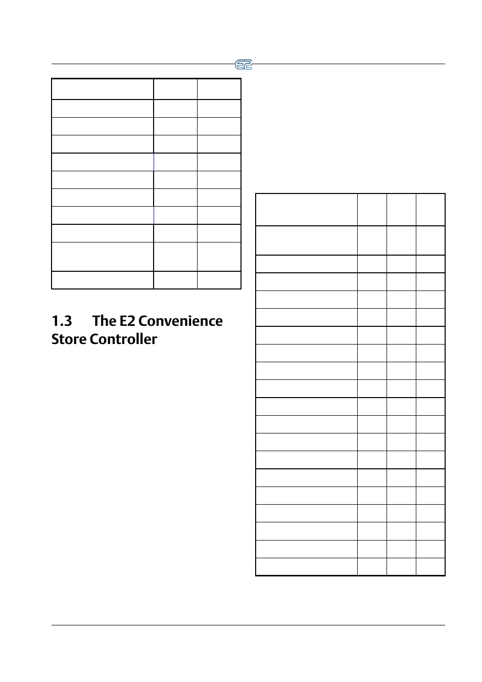 3 the e2 convenience store controller, E2 c, Onvenience | Tore, Ontroller | Emerson E2 User Manual | Page 19 / 273