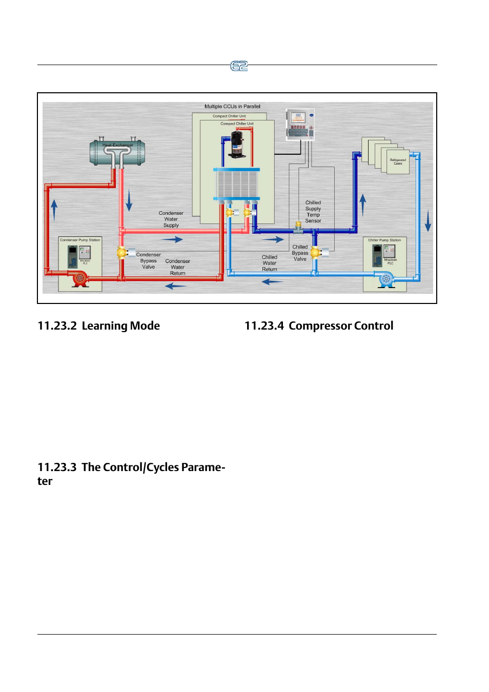 2 learning mode, 3 the control/cycles parameter, 4 compressor control | 3 the control/cycles parame- ter | Emerson E2 User Manual | Page 196 / 273