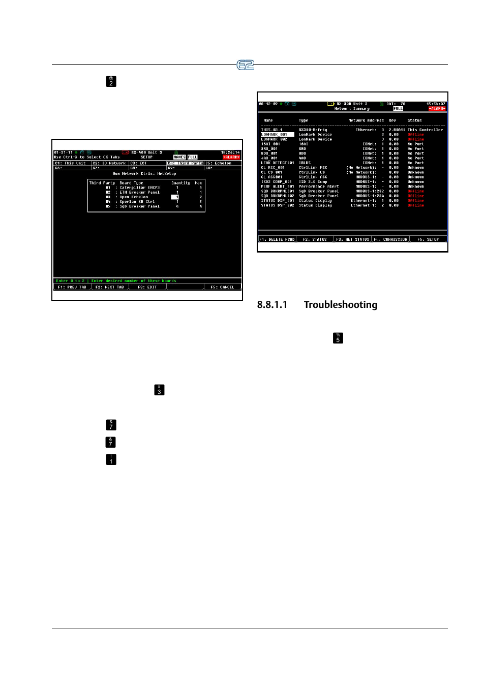 1 troubleshooting, 1 troubleshooting -5 | Emerson E2 User Manual | Page 91 / 273