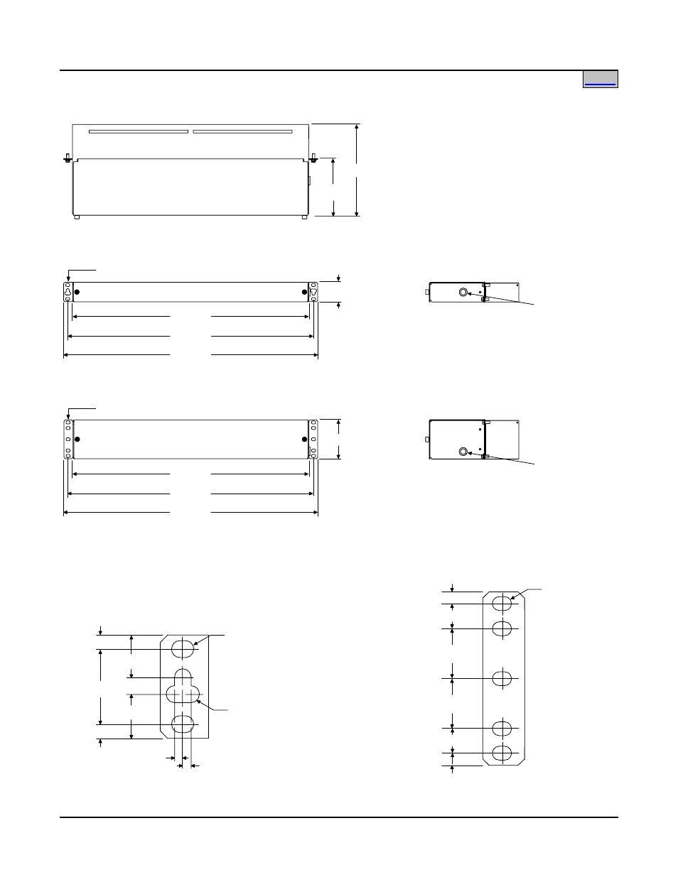 Wireway dimensions—list 61 and 62 | Emerson LXP48F1 User Manual | Page 39 / 43