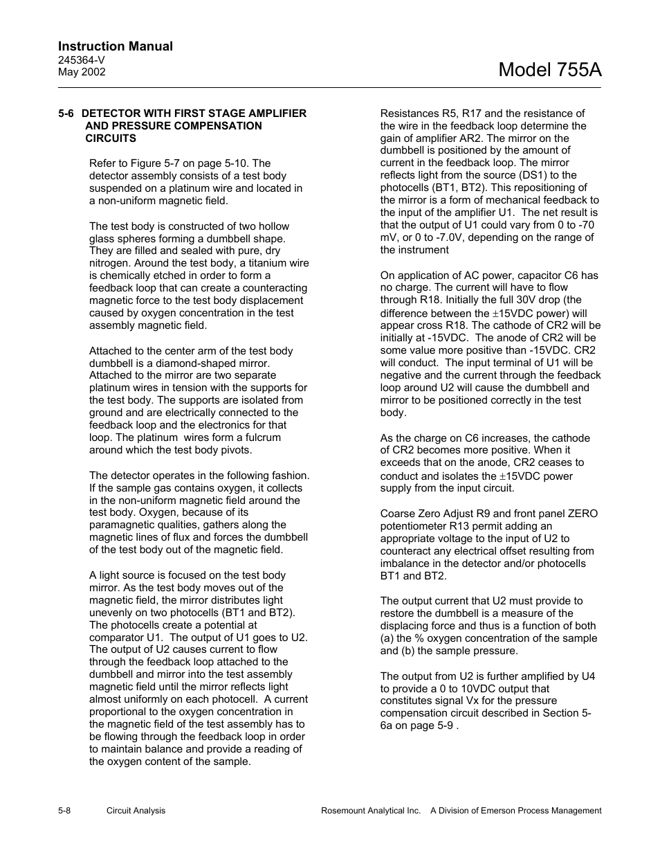 Model 755a | Emerson 755A User Manual | Page 62 / 90