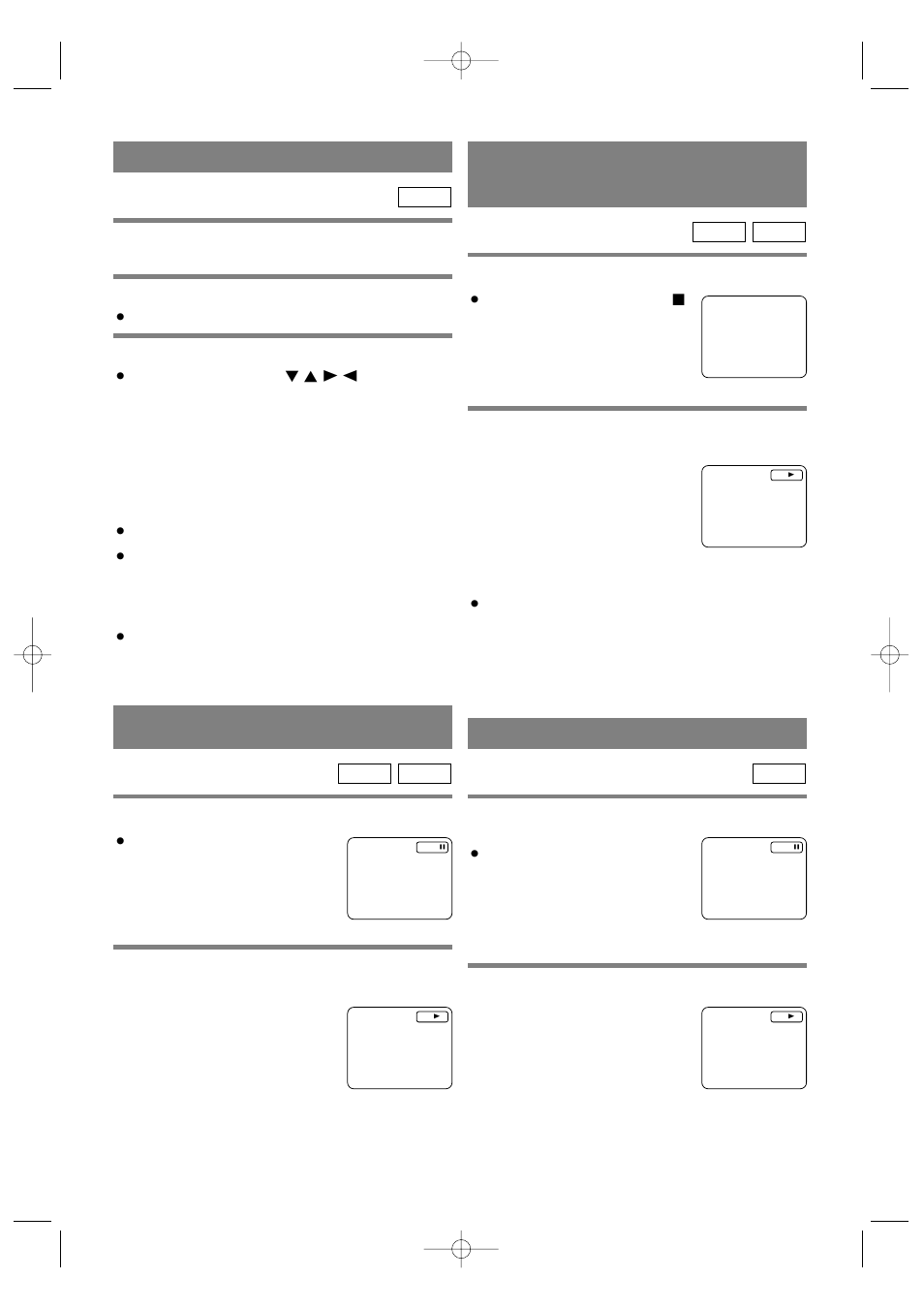 Using the title menu, Pausing playback or displaying a still picture, Stepping through frames | Calling up a menu screen during playback for dvds | Emerson EWD7001 User Manual | Page 14 / 32