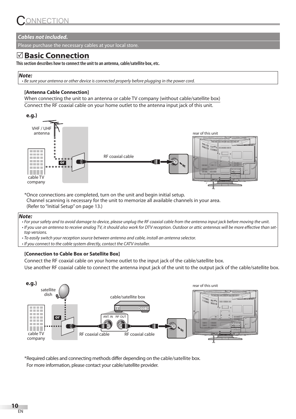 Onnection, Basic connection | Emerson LD200EM8 User Manual | Page 10 / 48