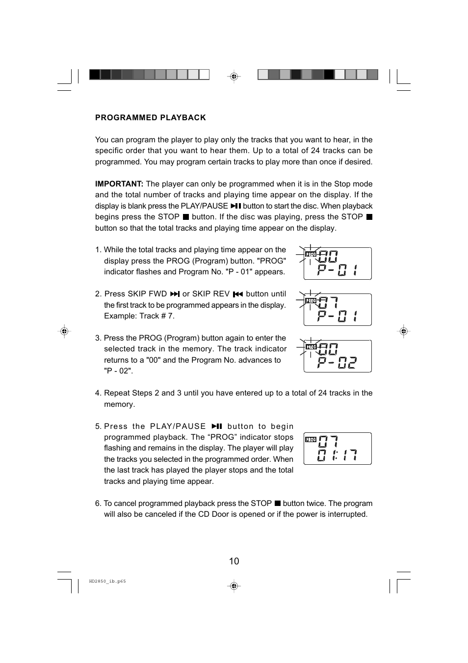 Emerson Radio HD2850 User Manual | Page 11 / 16
