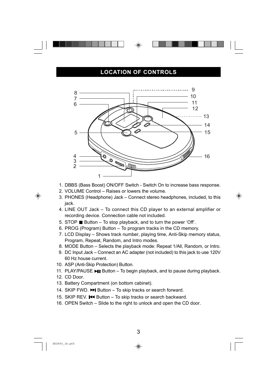 Emerson Radio HD2850 User Manual | Page 4 / 16