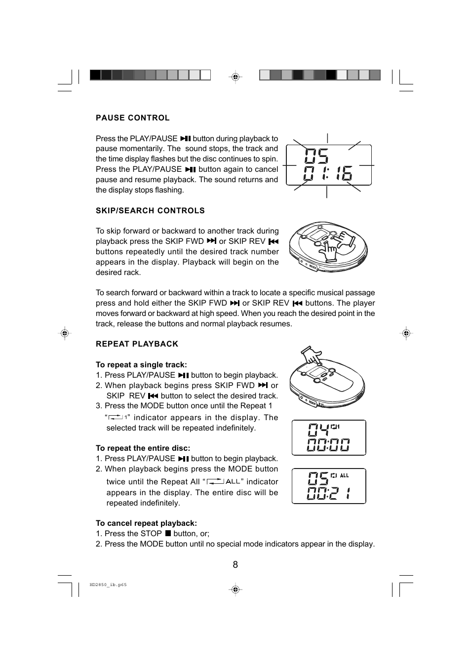 Emerson Radio HD2850 User Manual | Page 9 / 16