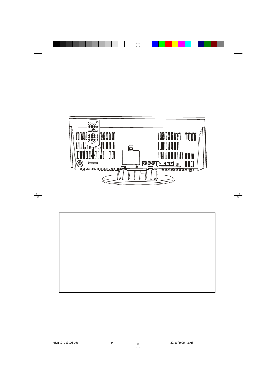 Remote control storage | Emerson Radio MS3110 User Manual | Page 10 / 44