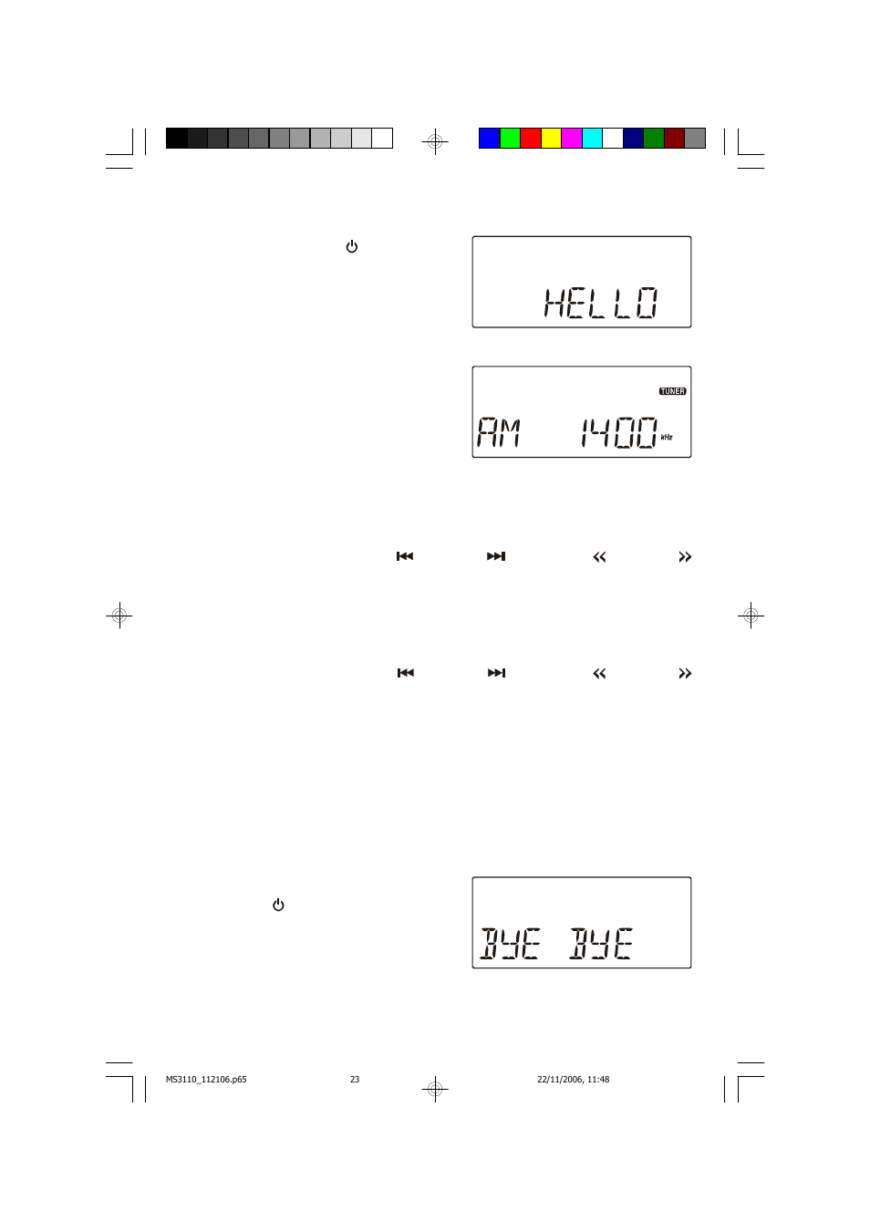 Listening to the radio | Emerson Radio MS3110 User Manual | Page 24 / 44