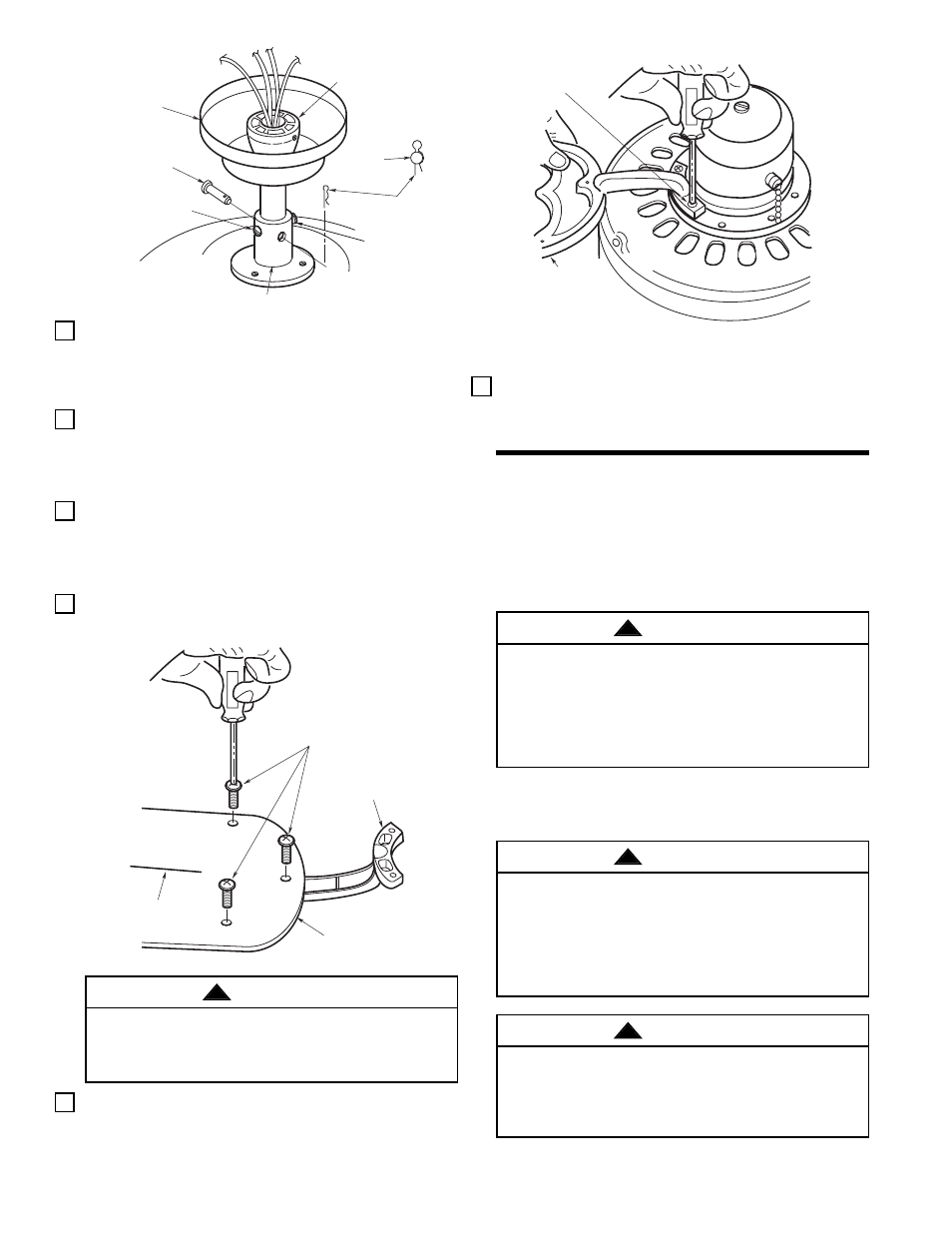 Electrical requirements, Warning | Emerson CF742PFOB User Manual | Page 4 / 8