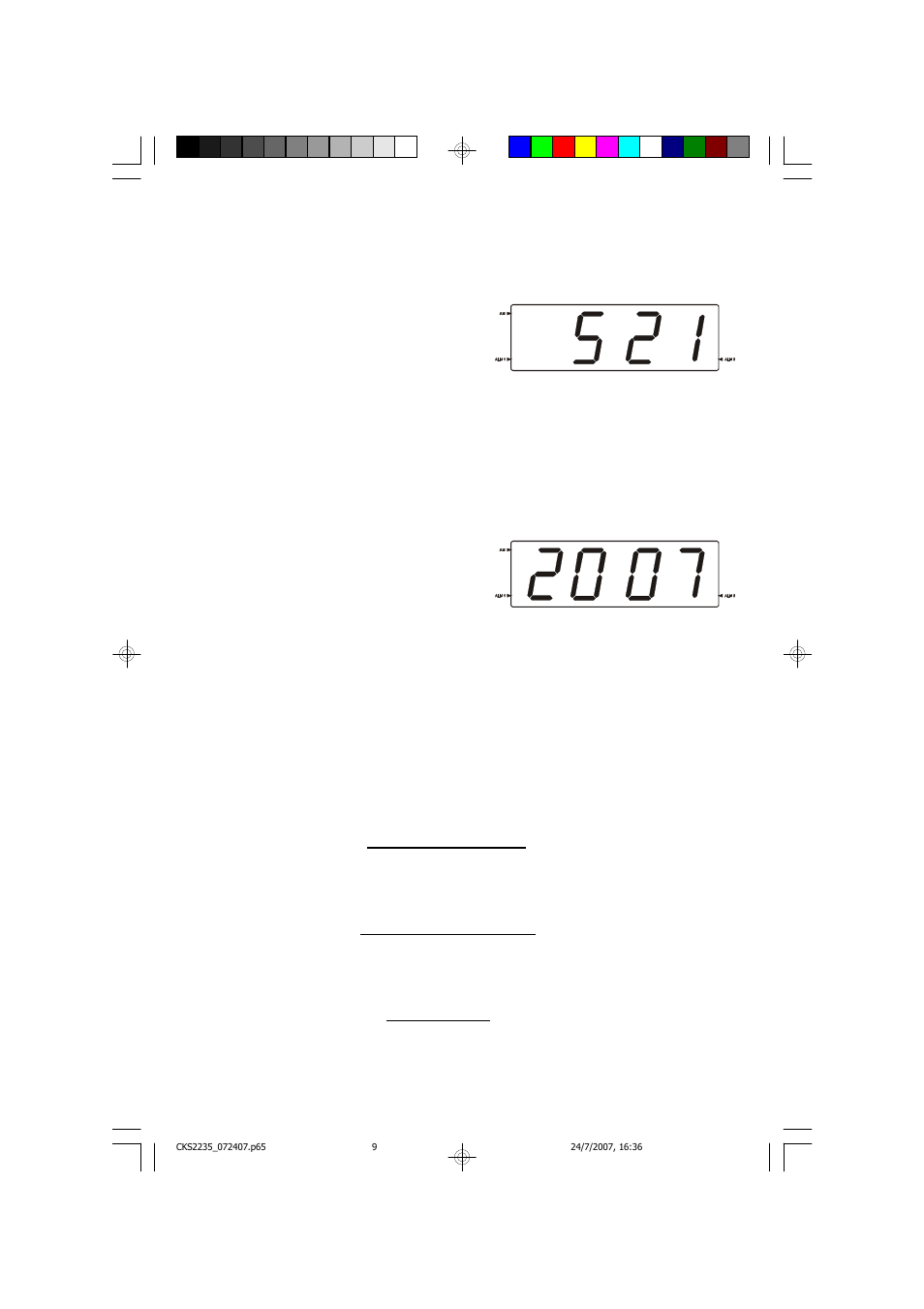 Date display, Year display, Daylight saving and leap year adjustments | Emerson Radio CKS2235 User Manual | Page 10 / 26