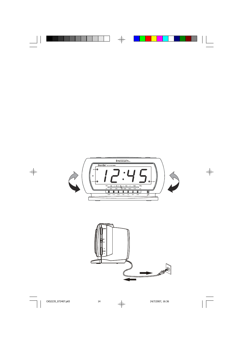 Listening to the radio, Antenna information am | Emerson Radio CKS2235 User Manual | Page 15 / 26