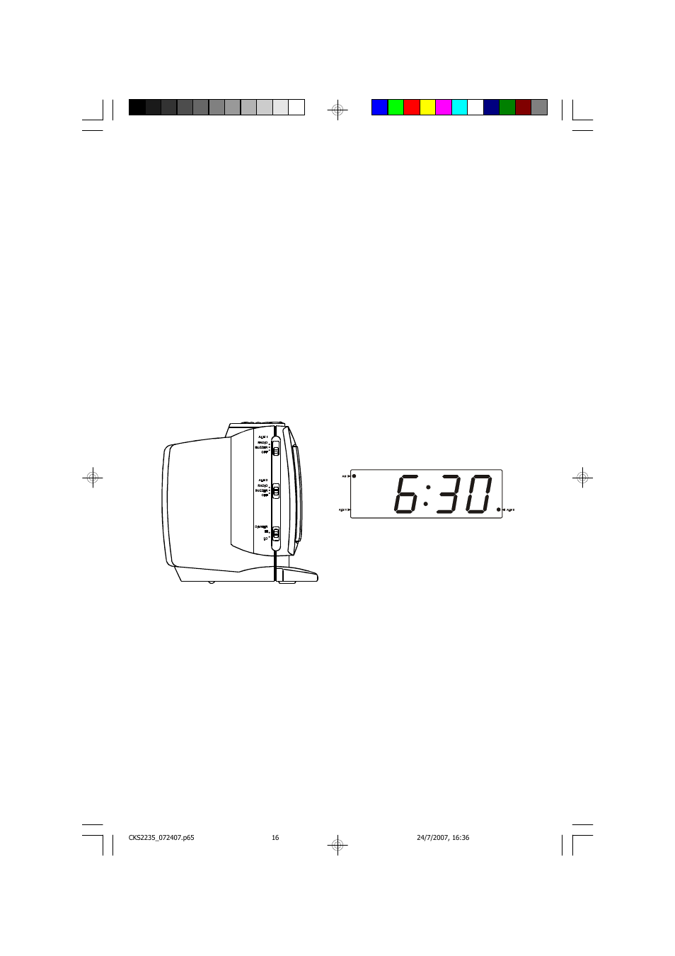 Wake to buzzer (crescendo alarm) | Emerson Radio CKS2235 User Manual | Page 17 / 26