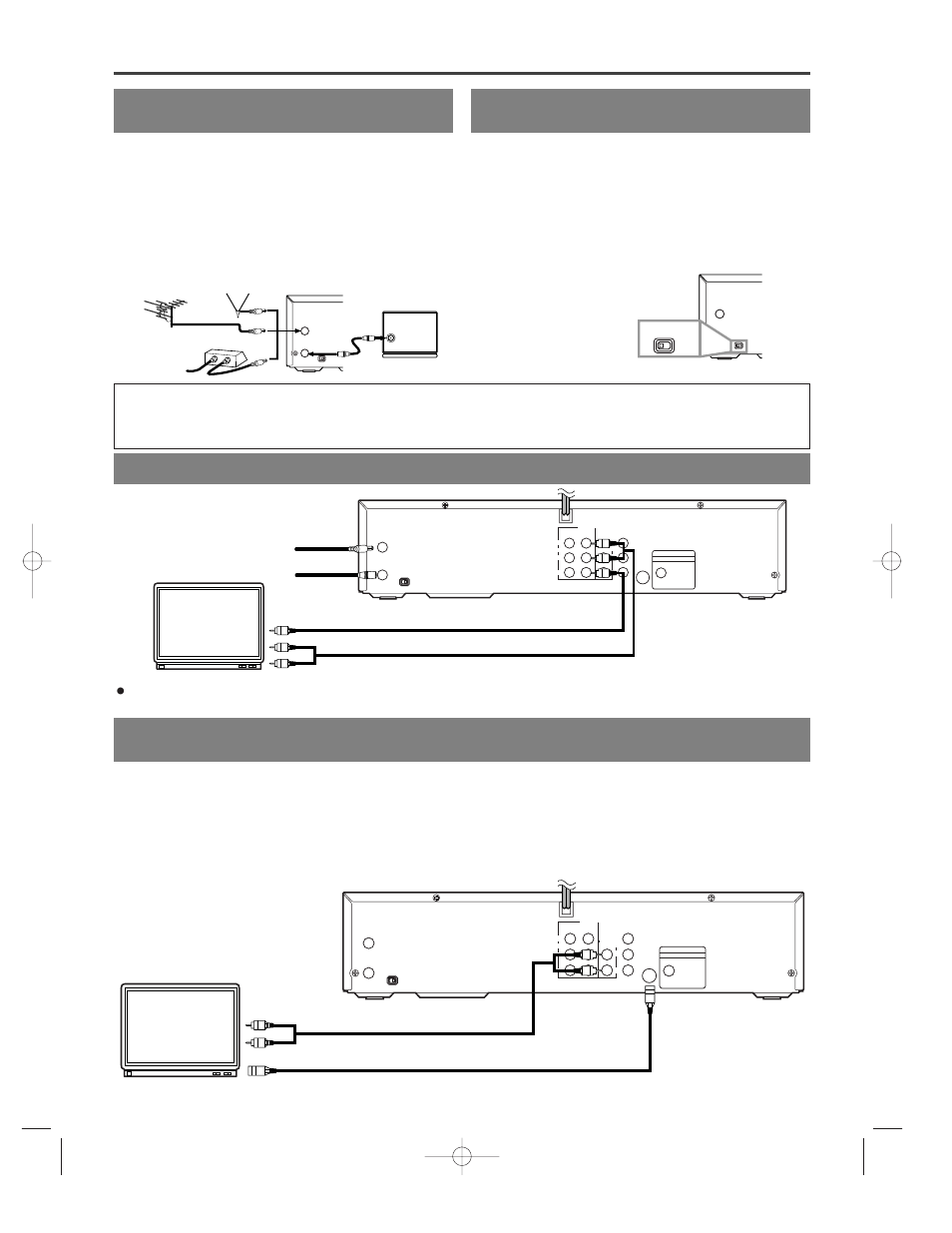 Hookups, Dvd/vcr to tv connection, Setting the ch3/ch4 switch | For tvs with s-video input jack, Fig. 2 | Emerson EWD2202 User Manual | Page 14 / 48