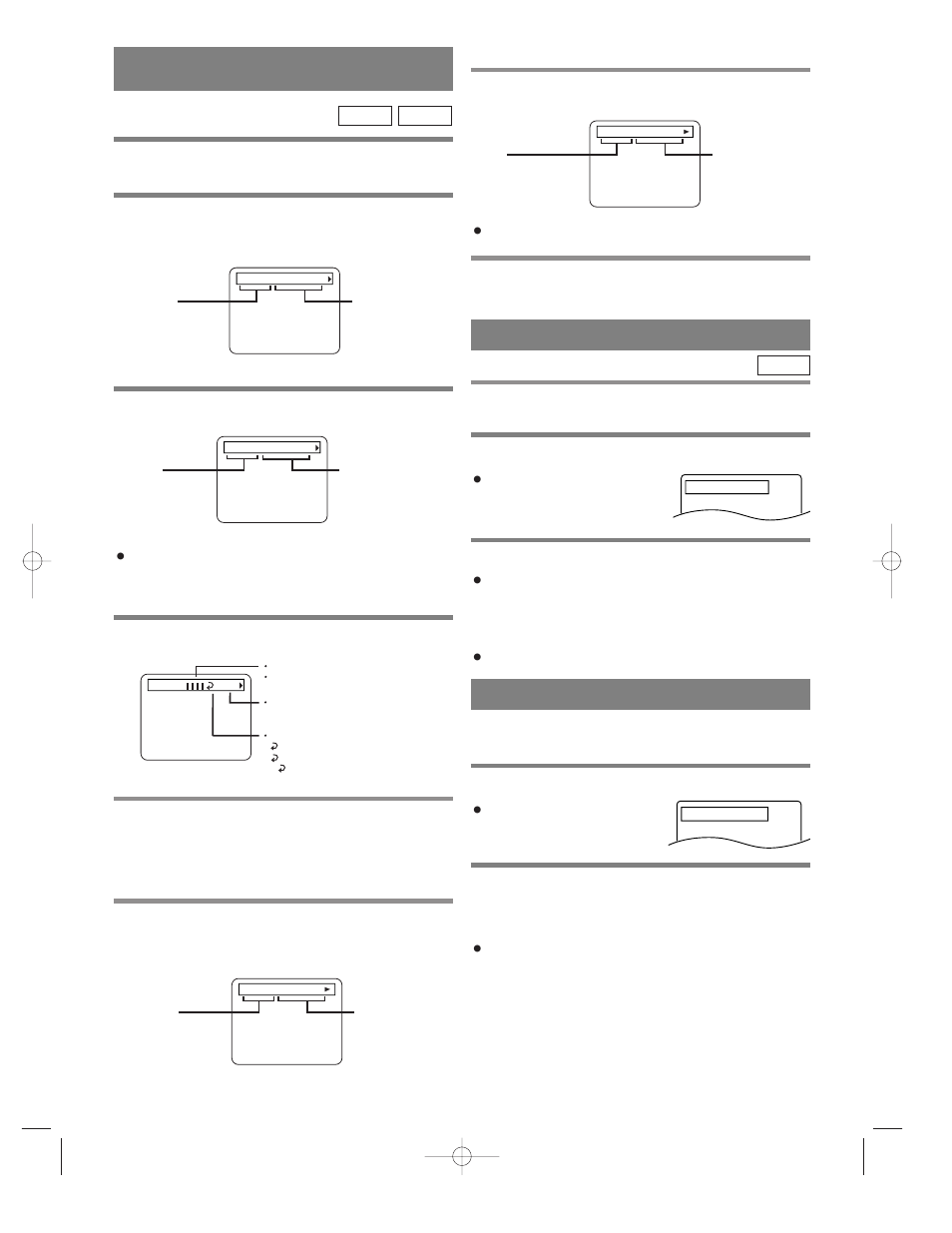 Changing the on-screen display, Black level settings, Trusurround settings | For dvds, For audio cds, Cd dvd 2 | Emerson EWD2202 User Manual | Page 33 / 48