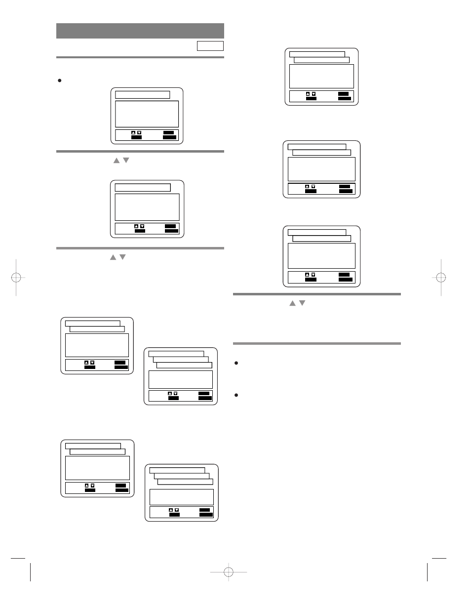 Display settings, The setup screen will appear, Press the | Press the setup button, Press the setup button in stop mode | Emerson EWD2202 User Manual | Page 35 / 48