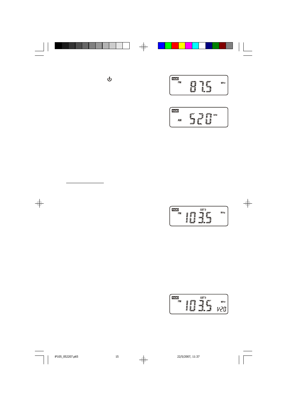 Listening to the radio | Emerson Radio iP105BK User Manual | Page 16 / 30