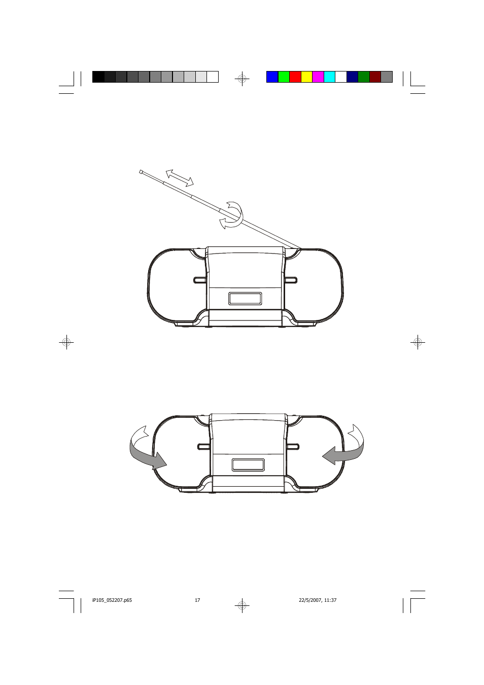 Antenna information | Emerson Radio iP105BK User Manual | Page 18 / 30