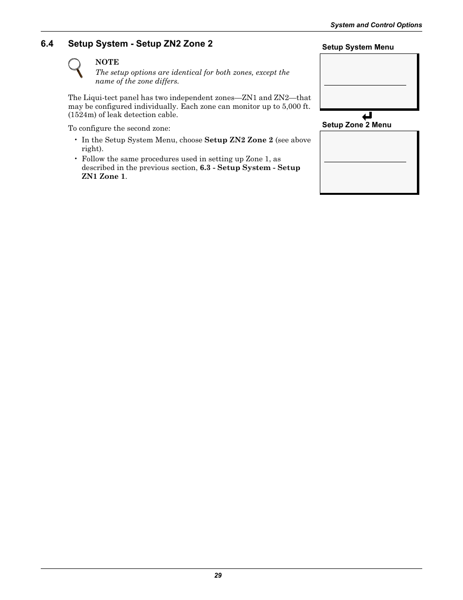 4 setup system - setup zn2 zone 2, Setup system - setup zn2 zone 2 | Emerson Liqui-tect MC68HC16Z1 User Manual | Page 33 / 48