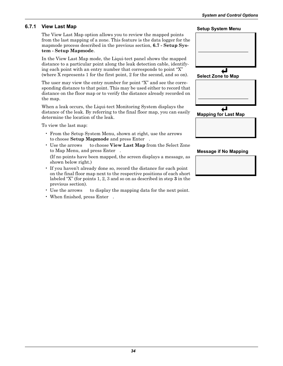 1 view last map, View last map | Emerson Liqui-tect MC68HC16Z1 User Manual | Page 38 / 48