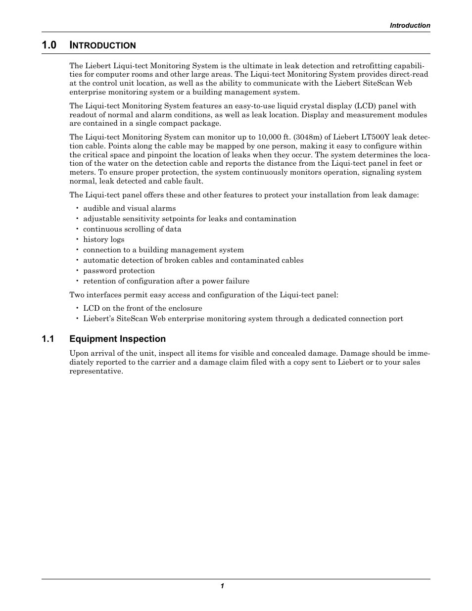 0 introduction, 1 equipment inspection, Ntroduction | Equipment inspection | Emerson Liqui-tect MC68HC16Z1 User Manual | Page 5 / 48