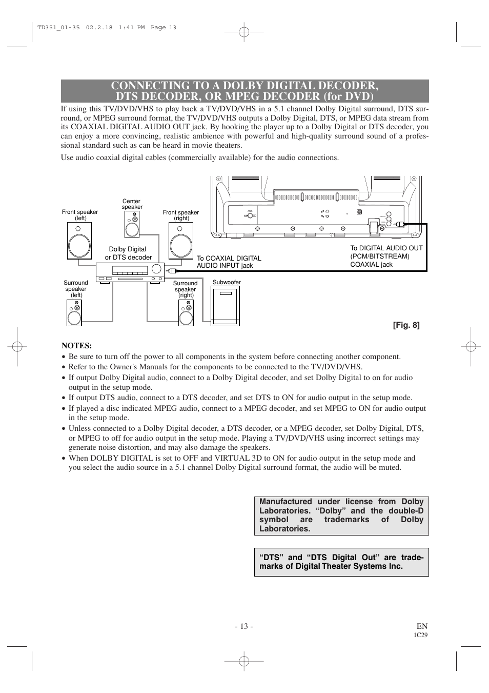 Emerson EWC19T1 User Manual | Page 13 / 64