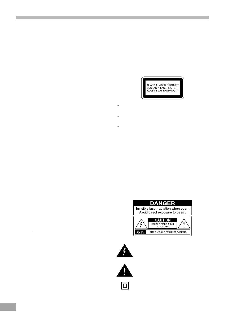 Warning, Welcome | Emerson Radio AV50 User Manual | Page 2 / 44