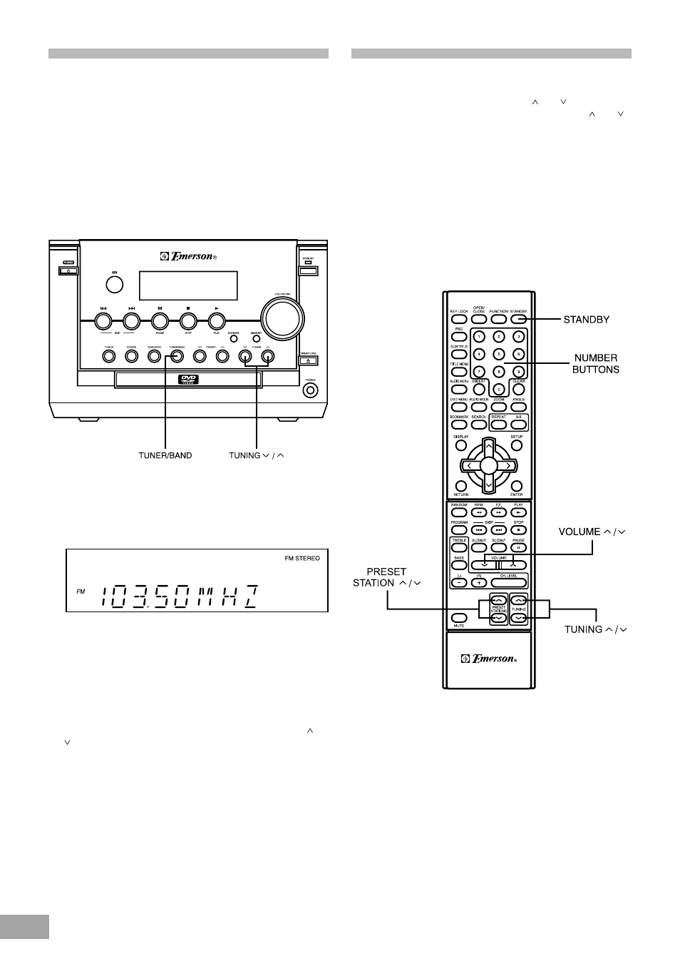 Other functions, Listening to the radio | Emerson Radio AV50 User Manual | Page 38 / 44