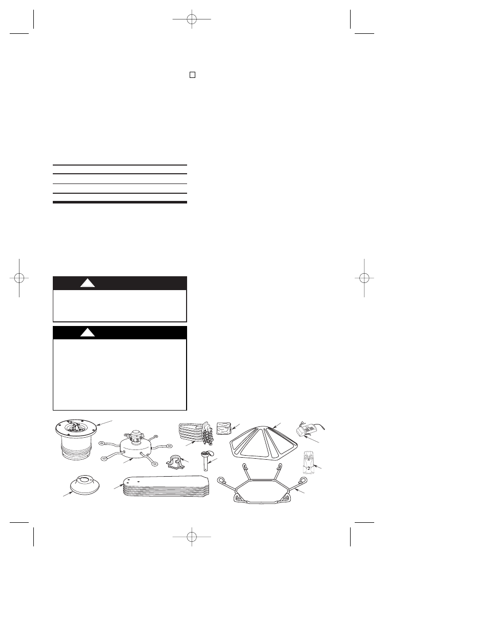 Unpacking instructions, Warning | Emerson KF180 User Manual | Page 3 / 16