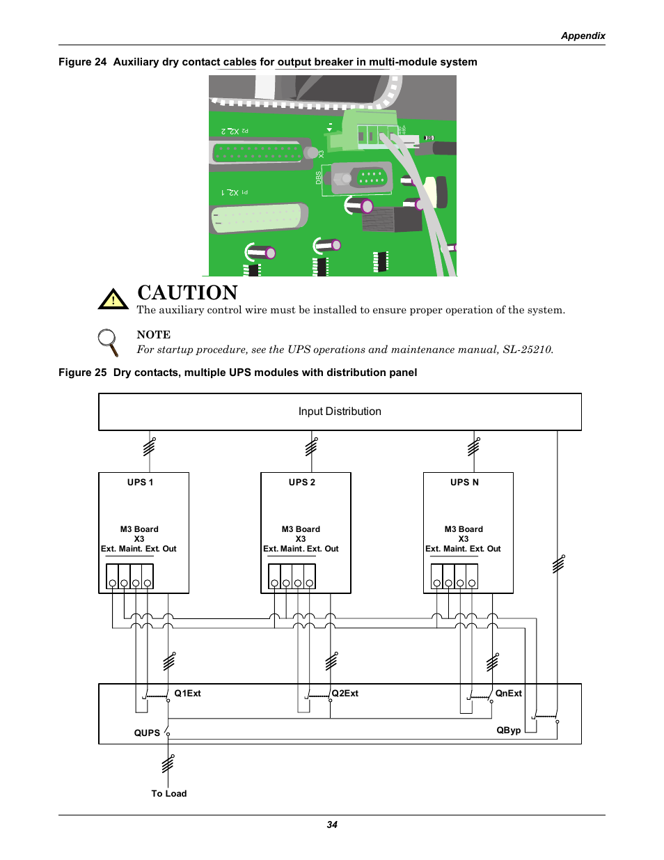 Figure 25 for dr, Figure 24, Caution | Input distribution | Emerson 60HZ User Manual | Page 40 / 80