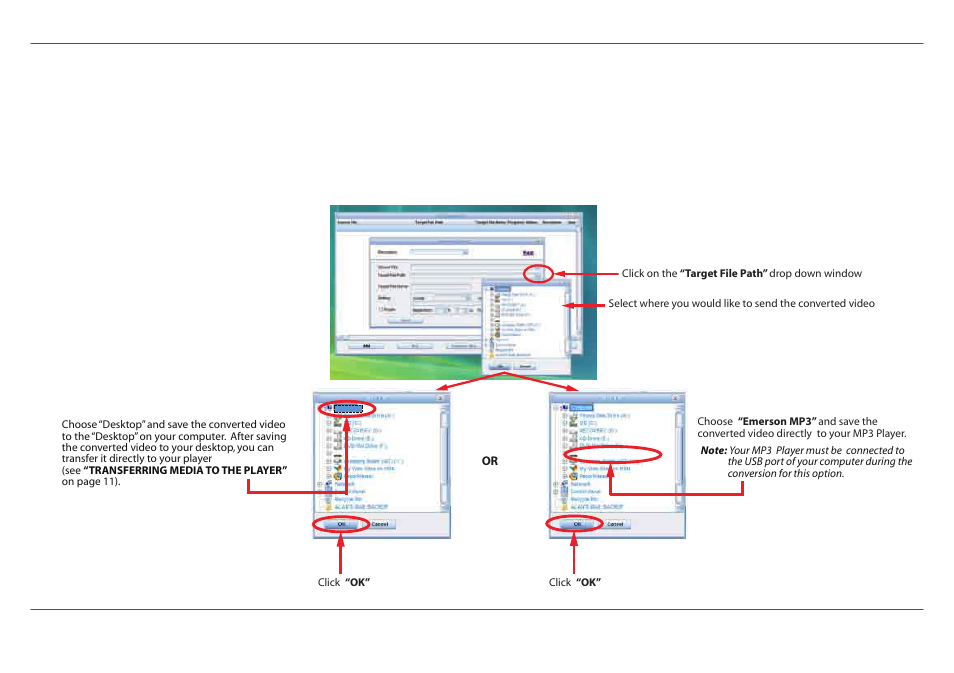Emp516-2_p18, Converting videos | Emerson EMP516-2 User Manual | Page 19 / 30
