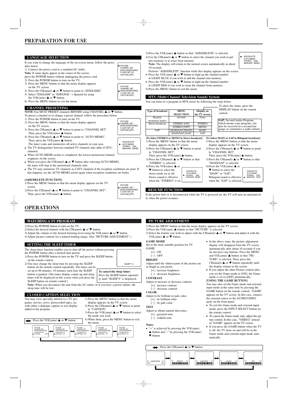 Preparation for use operations | Emerson EWF2702 User Manual | Page 3 / 8