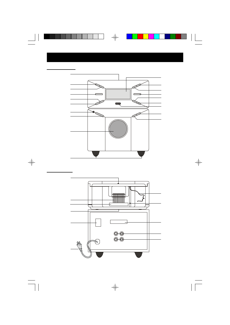 Location of controls and indicators | Emerson Radio ES20 User Manual | Page 11 / 36