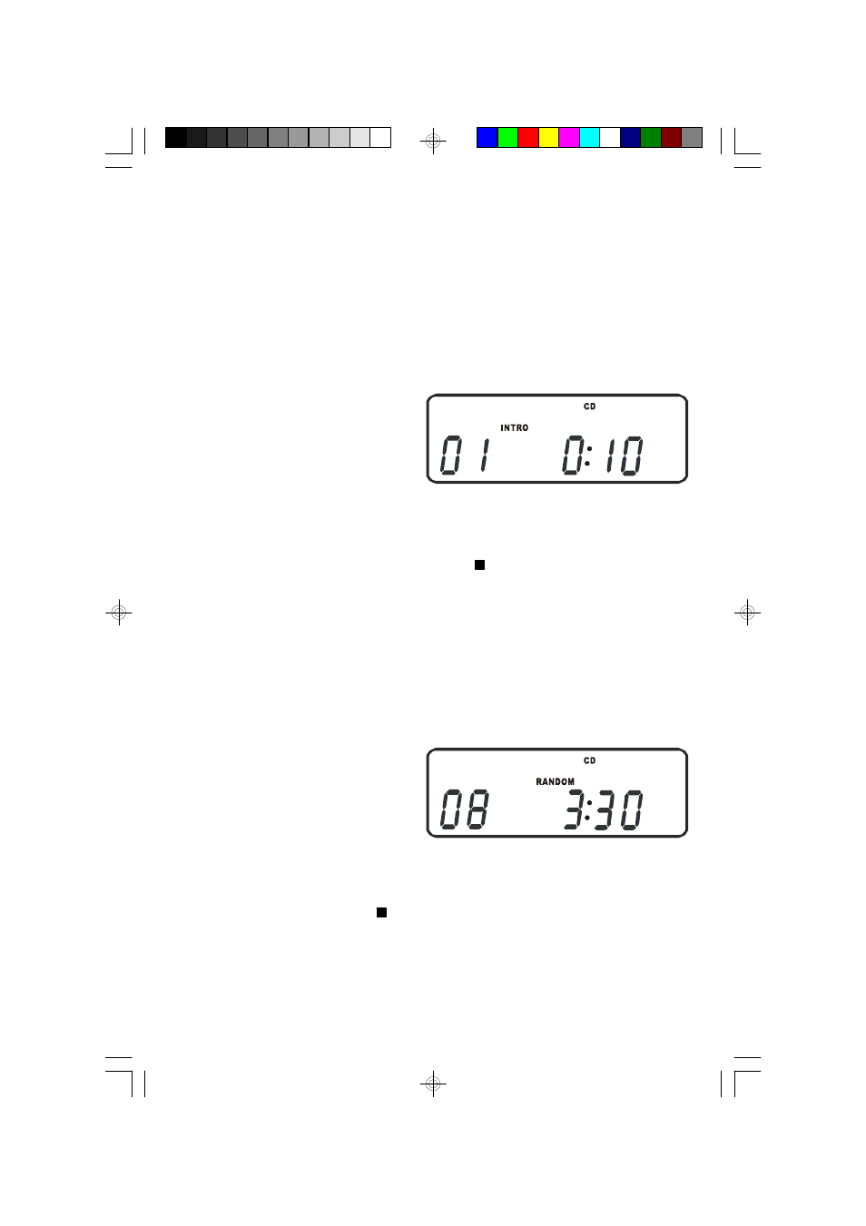 Intro scan playback (remote control only), Random playback (remote control only) | Emerson Radio ES20 User Manual | Page 26 / 36