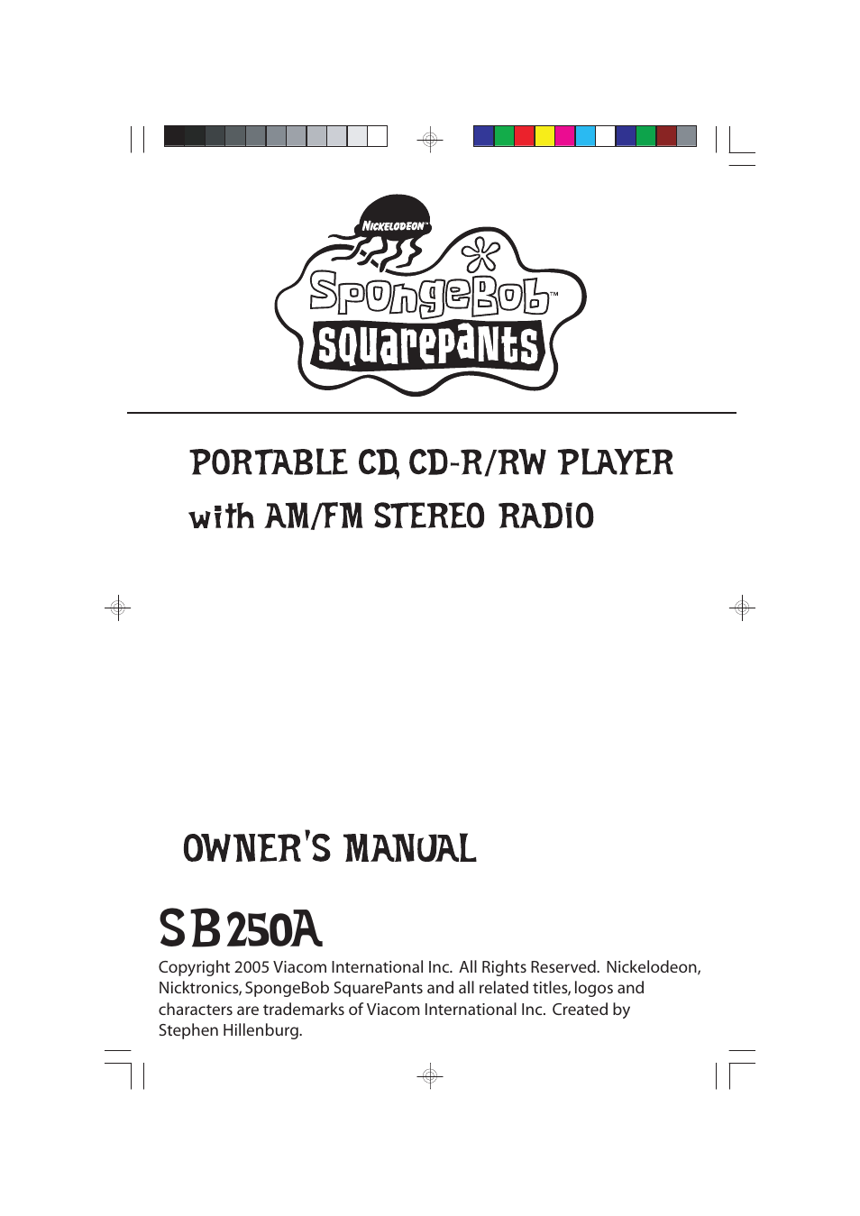 Emerson Radio SB250A User Manual | 22 pages