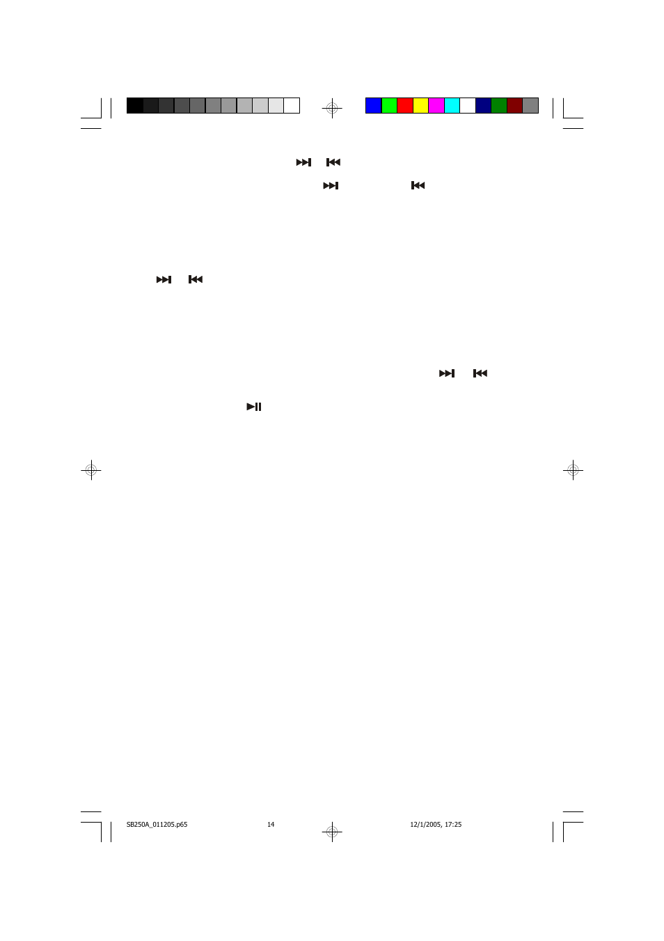Skip/search controls ( / ) | Emerson Radio SB250A User Manual | Page 15 / 22